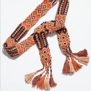 NWT Free People Ithaca Braided Belt